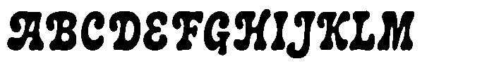 Late Laughs Font UPPERCASE
