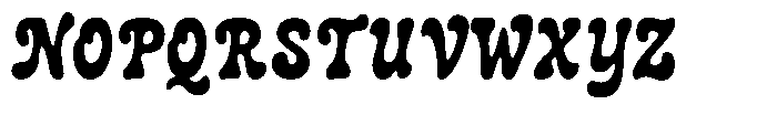 Late Laughs Font UPPERCASE