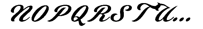 Latenza Script Italic Font UPPERCASE