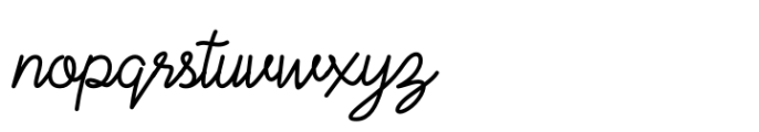 Latey Once Font LOWERCASE
