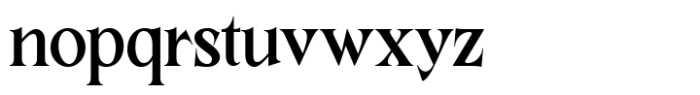 Lathasterie Variable Serif Family Bold Font LOWERCASE