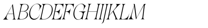 Lathasterie Variable Serif Family Extra Light Italic Font UPPERCASE