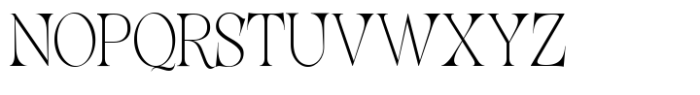 Lathasterie Variable Serif Family Extra Light Font UPPERCASE