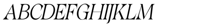 Lathasterie Variable Serif Family Italic Font UPPERCASE