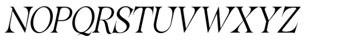 Lathasterie Variable Serif Family Italic Font UPPERCASE