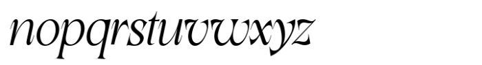 Lathasterie Variable Serif Family Italic Font LOWERCASE