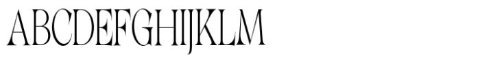 Lathasterie Variable Serif Family Light Condensed Font UPPERCASE