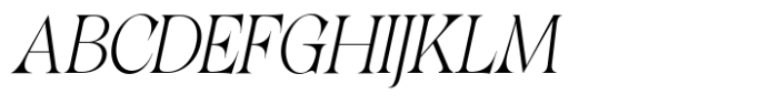 Lathasterie Variable Serif Family Light Italic Font UPPERCASE