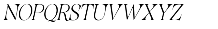Lathasterie Variable Serif Family Light Italic Font UPPERCASE