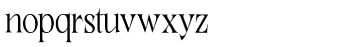 Lathasterie Variable Serif Family Variable Regular Font LOWERCASE