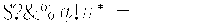 Lathenia Font OTHER CHARS