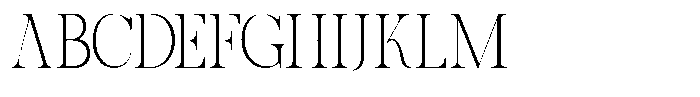 Lathenia Font UPPERCASE