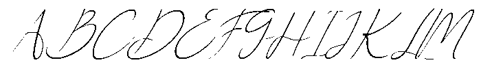 Latica Marcia Script Regular Font UPPERCASE