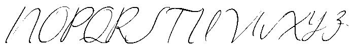 Latica Marcia Script Regular Font UPPERCASE