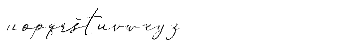 Latica Marcia Script Regular Font LOWERCASE