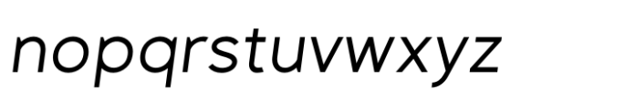 Latica Regular Italic Font LOWERCASE
