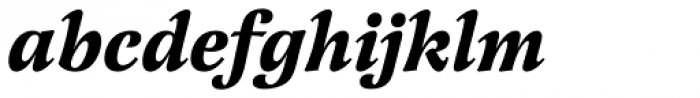 Latienne URW Bold Italic Font LOWERCASE