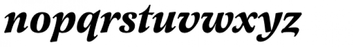 Latienne URW Bold Italic Font LOWERCASE