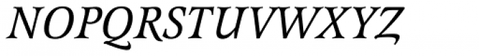 Latienne URW DC D Italic Font LOWERCASE
