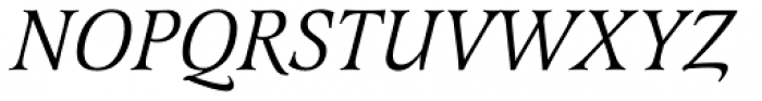 Latienne URW Italic SC Font UPPERCASE