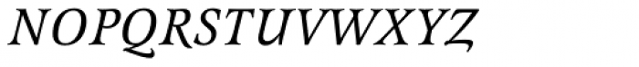 Latienne URW Italic SC Font LOWERCASE