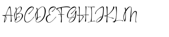 Latifah Cigarillos Regular Font UPPERCASE