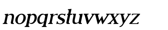 Latim Italic Font LOWERCASE
