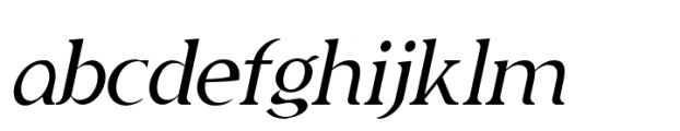 Latim Light Italic Font LOWERCASE