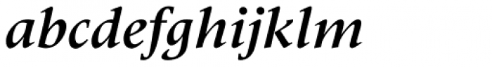 Latin 725 Bold Italic Font LOWERCASE