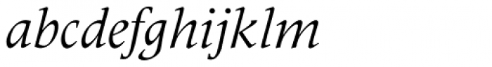 Latin 725 Italic Font LOWERCASE