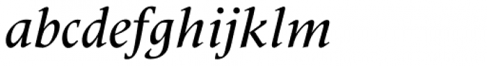 Latin 725 Medium Italic Font LOWERCASE
