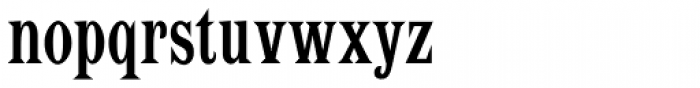 Latin CT Condensed Font LOWERCASE