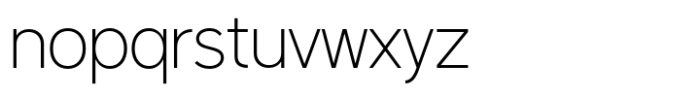 Latinka Extra Light Font LOWERCASE