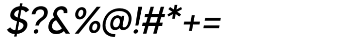 Latinka Medium Italic Font OTHER CHARS