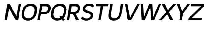 Latinka Medium Italic Font UPPERCASE