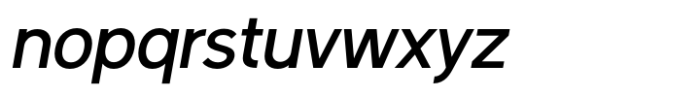 Latinka Medium Italic Font LOWERCASE