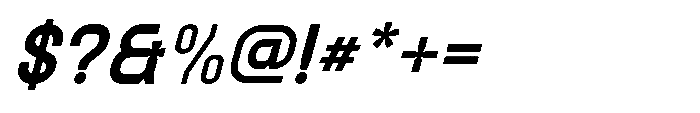 Latomia Bold Italic Font OTHER CHARS