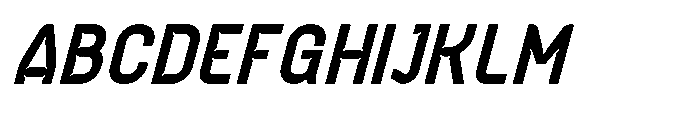 Latomia Bold Italic Font UPPERCASE