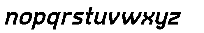 Latomia Bold Italic Font LOWERCASE