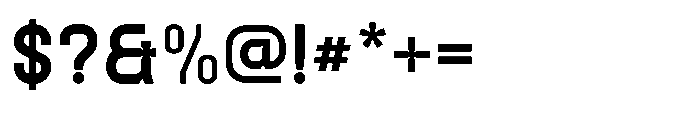 Latomia Bold Font OTHER CHARS