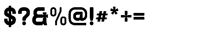 Latomia Extra Bold Font OTHER CHARS