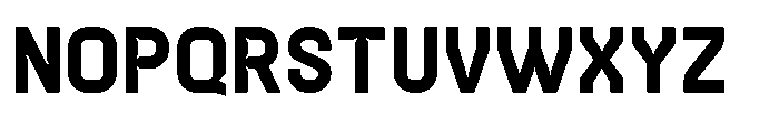 Latomia Extra Bold Font UPPERCASE