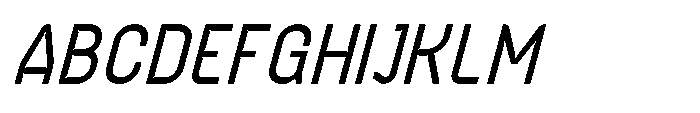 Latomia Medium Italic Font UPPERCASE
