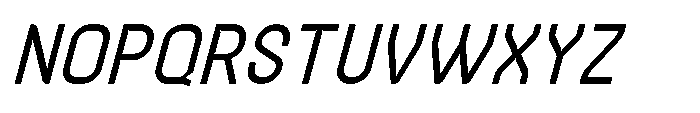 Latomia Medium Italic Font UPPERCASE