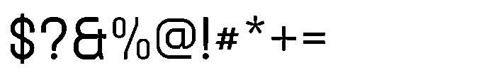 Latomia Medium Font OTHER CHARS