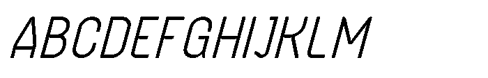 Latomia Regular Italic Font UPPERCASE