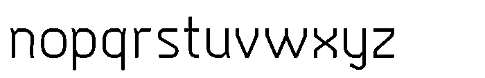Latomia Regular Font LOWERCASE