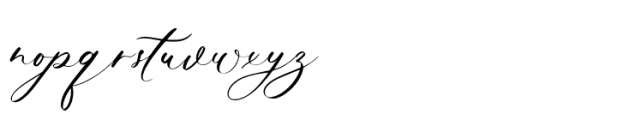 Latoya Williams Font LOWERCASE