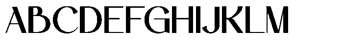 Latruq Font UPPERCASE