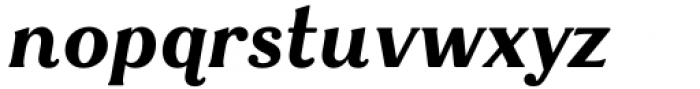 Latte Bold Italic Font LOWERCASE